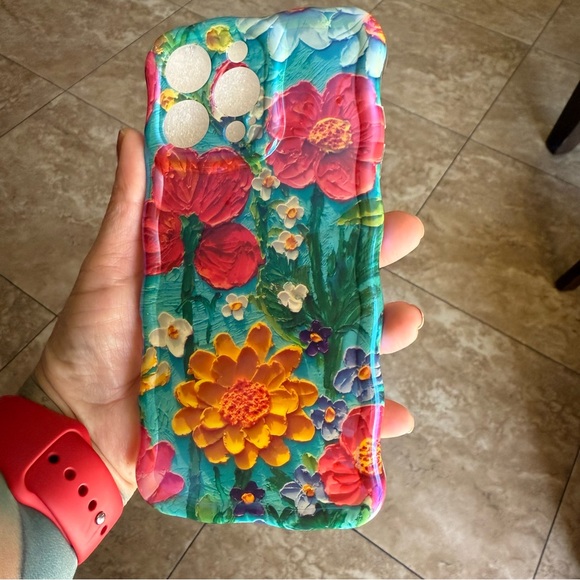 Floral & Butterfly Cell iPhone 16 Pro Max Cases - Picture 4 of 13
